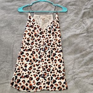 LOFT Multicolor Animal Print Blouse